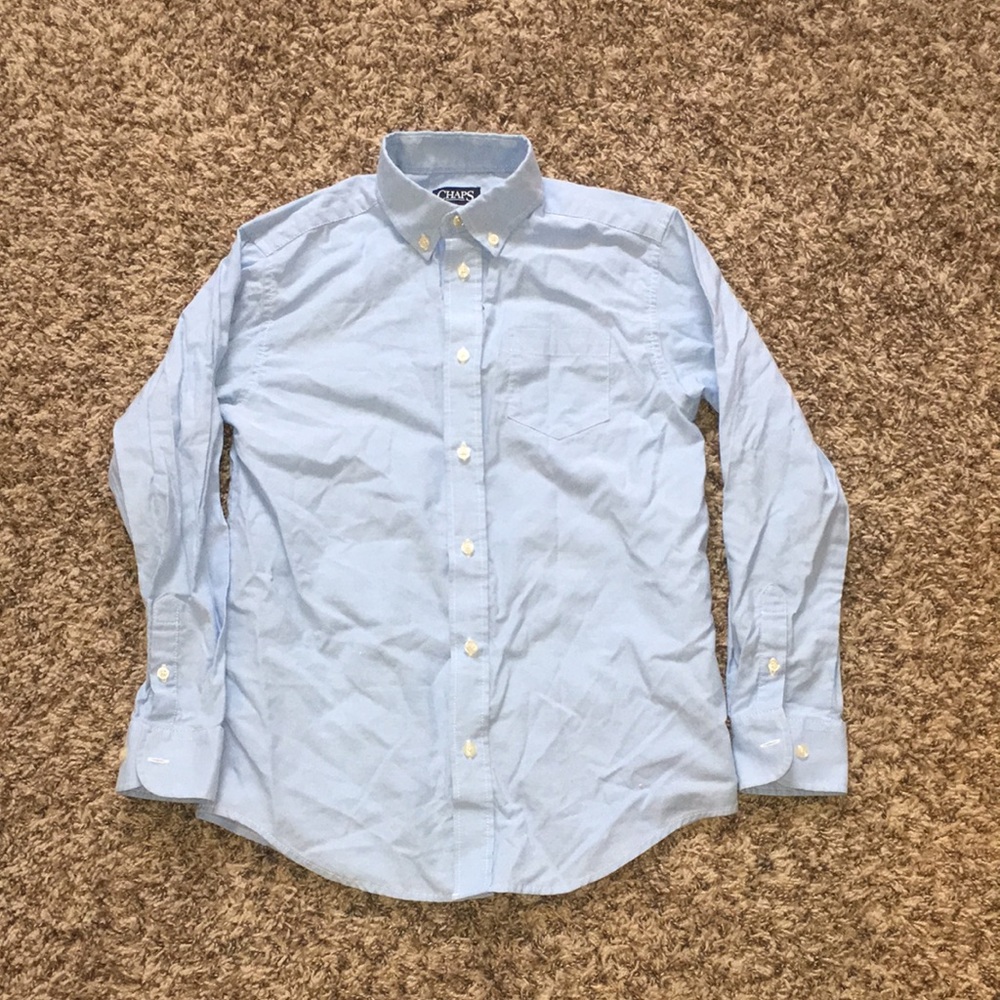Chaps Blue Button Down